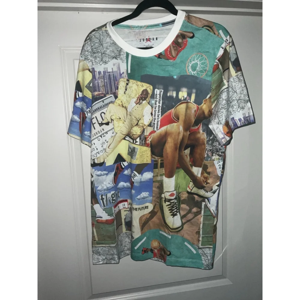 2 Men's Jordan Graphic T-shirts Size Large